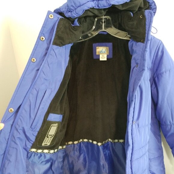 SJB Active warm winter coat zip pockets hooded Small - Picture 4 of 15
